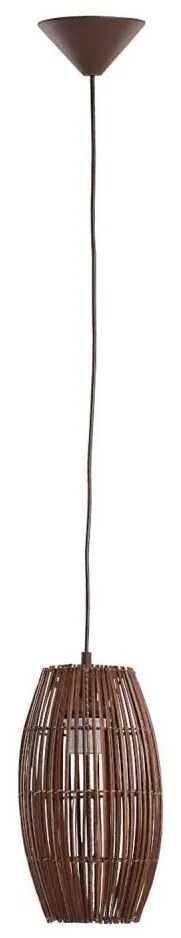 Пендел BURI 1xE27/15W/230V кафяв
