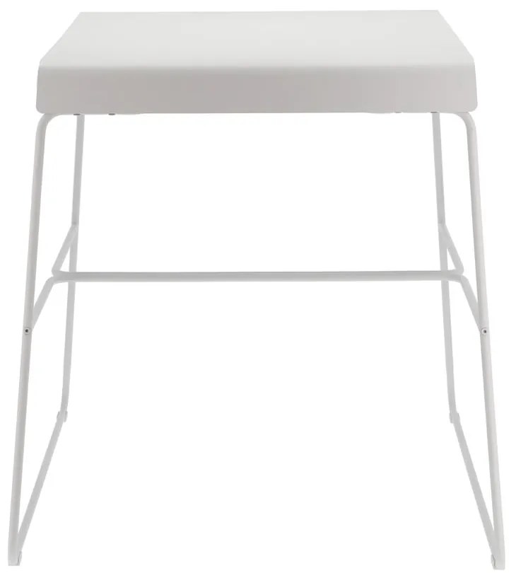 Бяла метална трапезна маса 58x75 cm A-Café – Zone