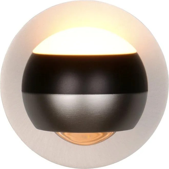 LED стенна лампа в черен и сребрист цвят Orbit – Trio Select