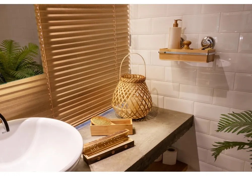 Бамбуков държач за аксесоари за баня Spa - Compactor