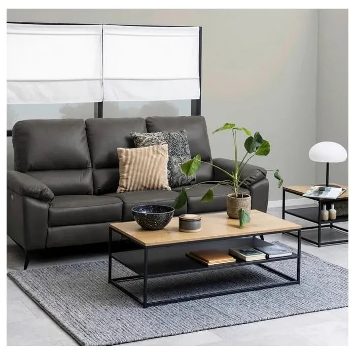 Черна масичка за кафе 60x120 cm Gila - Actona