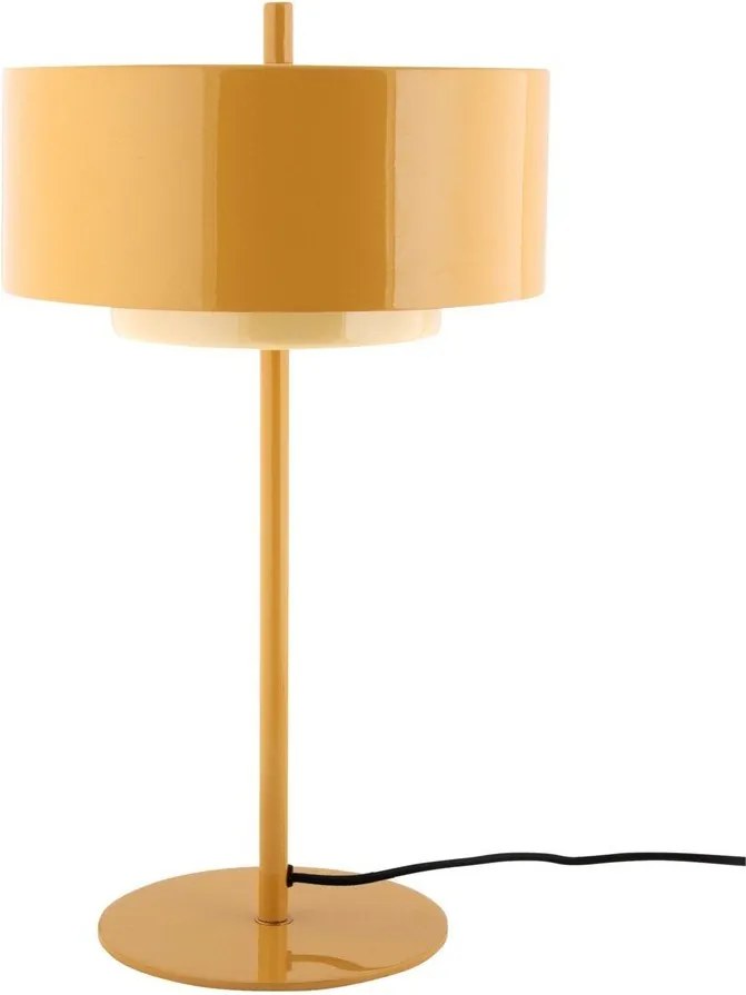 Метална настолна лампа в цвят жълта охра (височина 50 cm) Grato Anillo – Leitmotiv