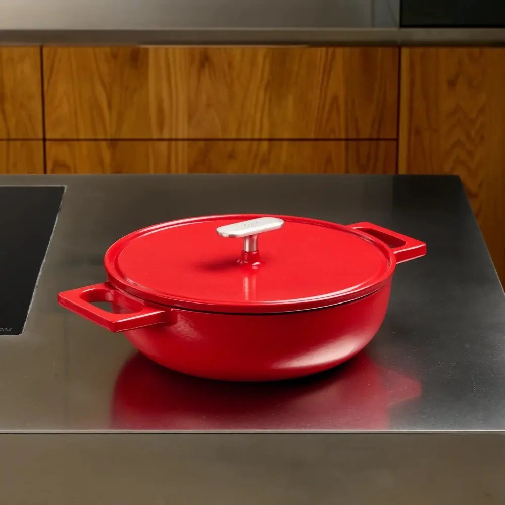 Тиган с капак от излято желязо ø 26 cm tegame Mattia 3.0 – FABINI