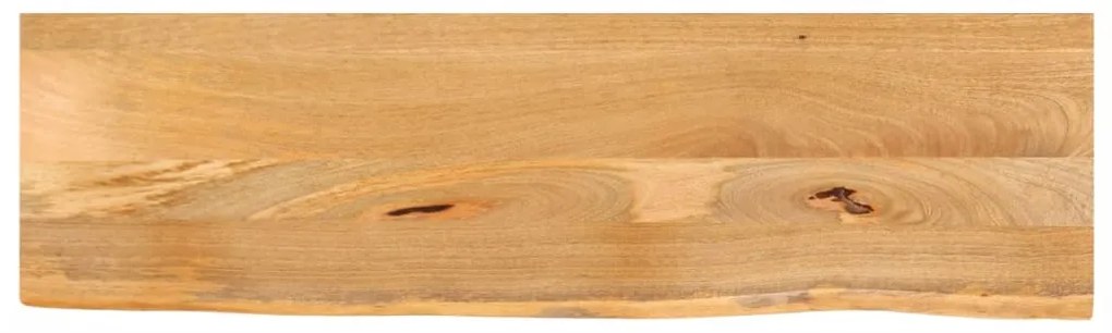 370482 vidaXL Плот за маса, жив ръб, 120x30x3,8 см, масивно дърво манго