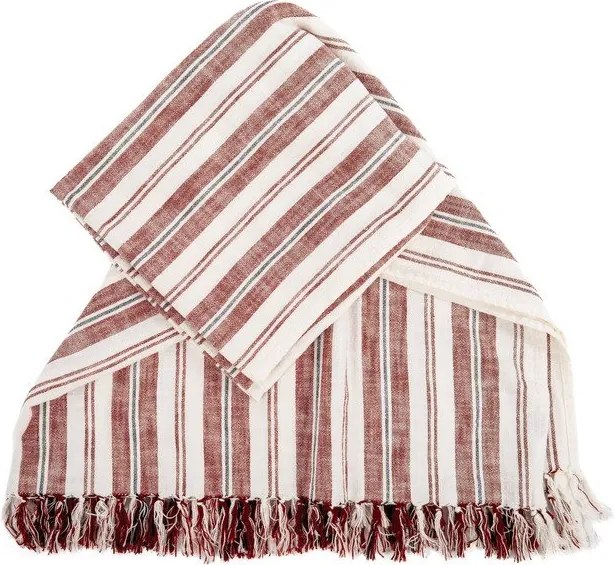 Теракотено памучно одеяло 150x200 cm Indira – Tiseco Home Studio