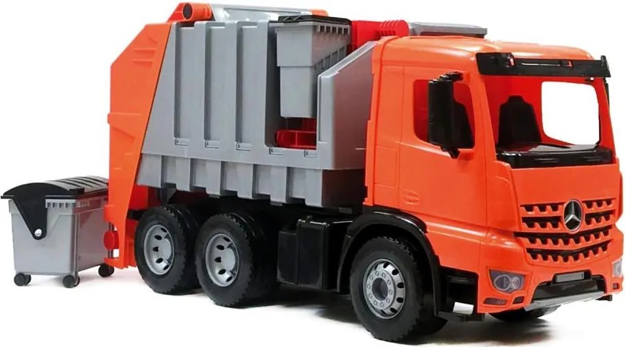 Сметосъбиращ камион Mercedes 72 см червен