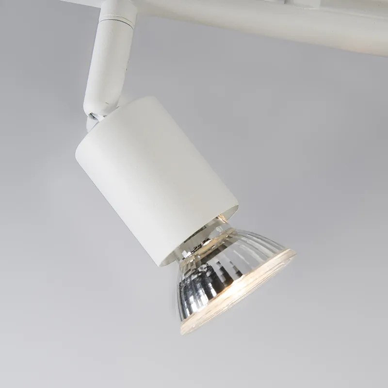 Модерен прожектор бял наклоняем 2-светлина - Jeany