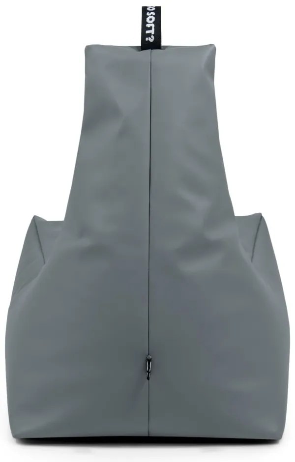 Оранжев пуф от изкуствена кожа Icy XL – So Soft?