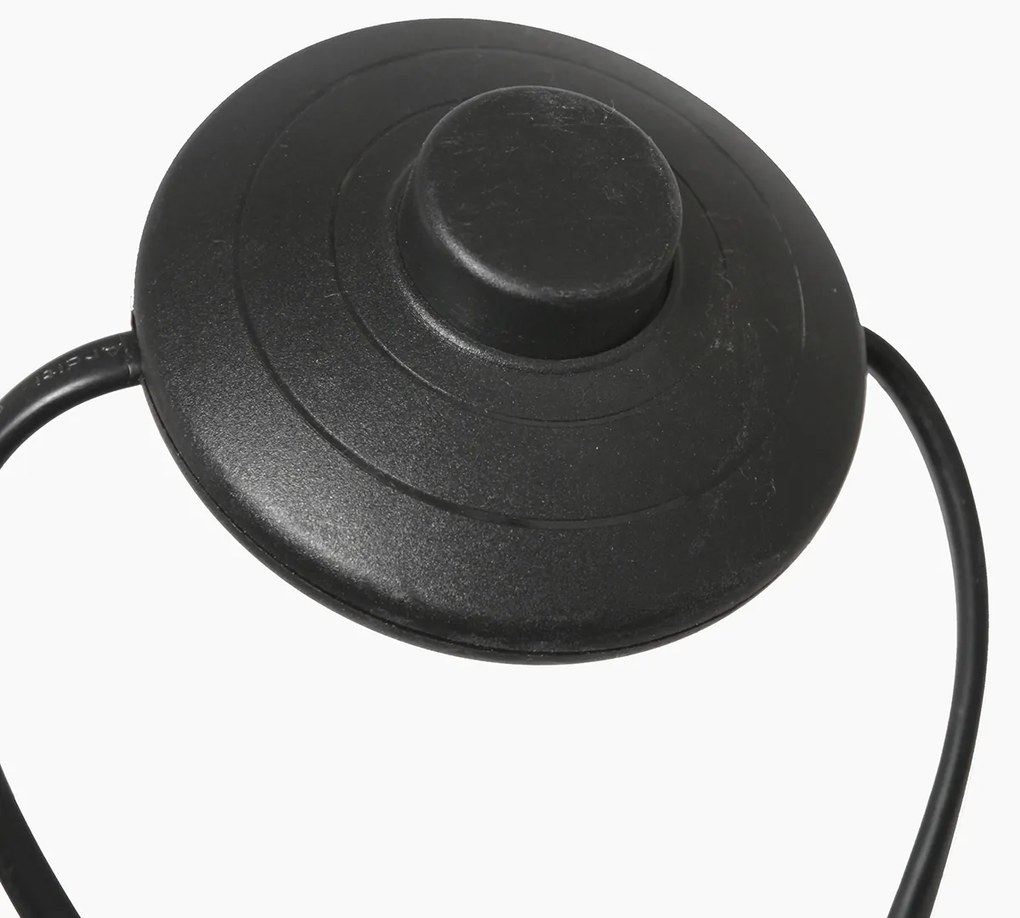 Modere vloerlamp zwart dimbaar - Anne ZigZag