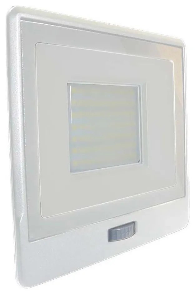 LED Прожектор със сензор LED/50W/230V 6500K IP65 бял