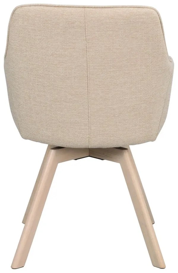 Бежови тапицирани трапезни столове в комплект 2 бр. Alison – Rowico