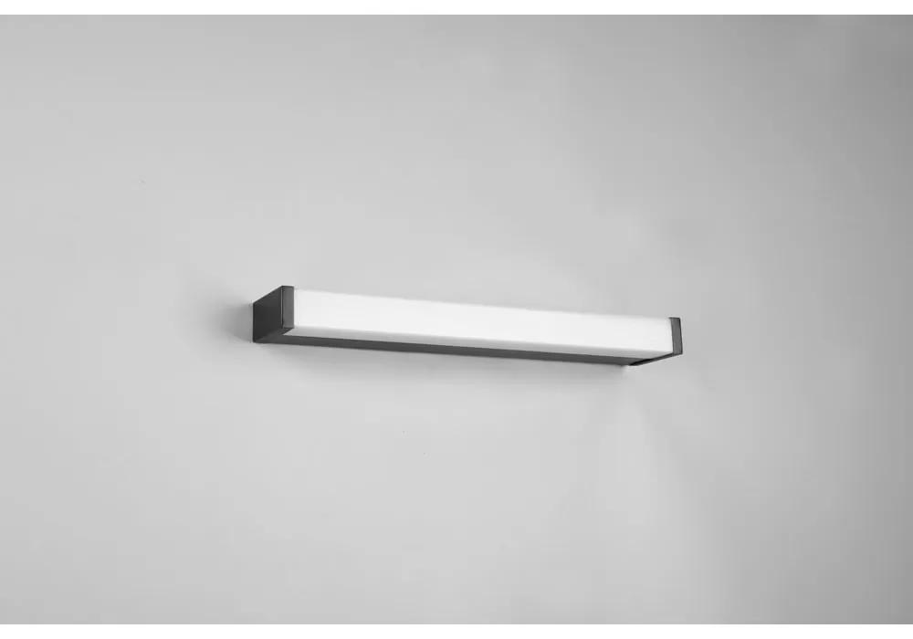 Матово черно LED осветление за стена (дължина 42 см) Fabio - Trio
