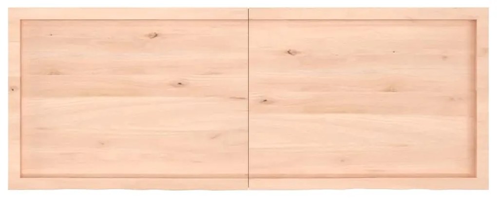 3156325 vidaXL Плот за маса, 160x60x(2-6) см, необработен масивен дъб