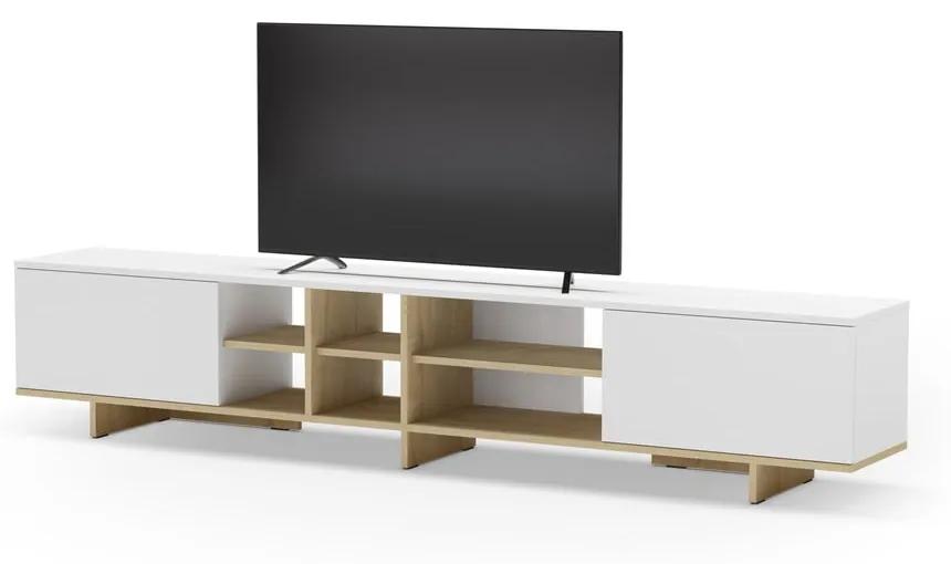 Бяла маса за телевизор 230x44 cm Cequoia - Marckeric