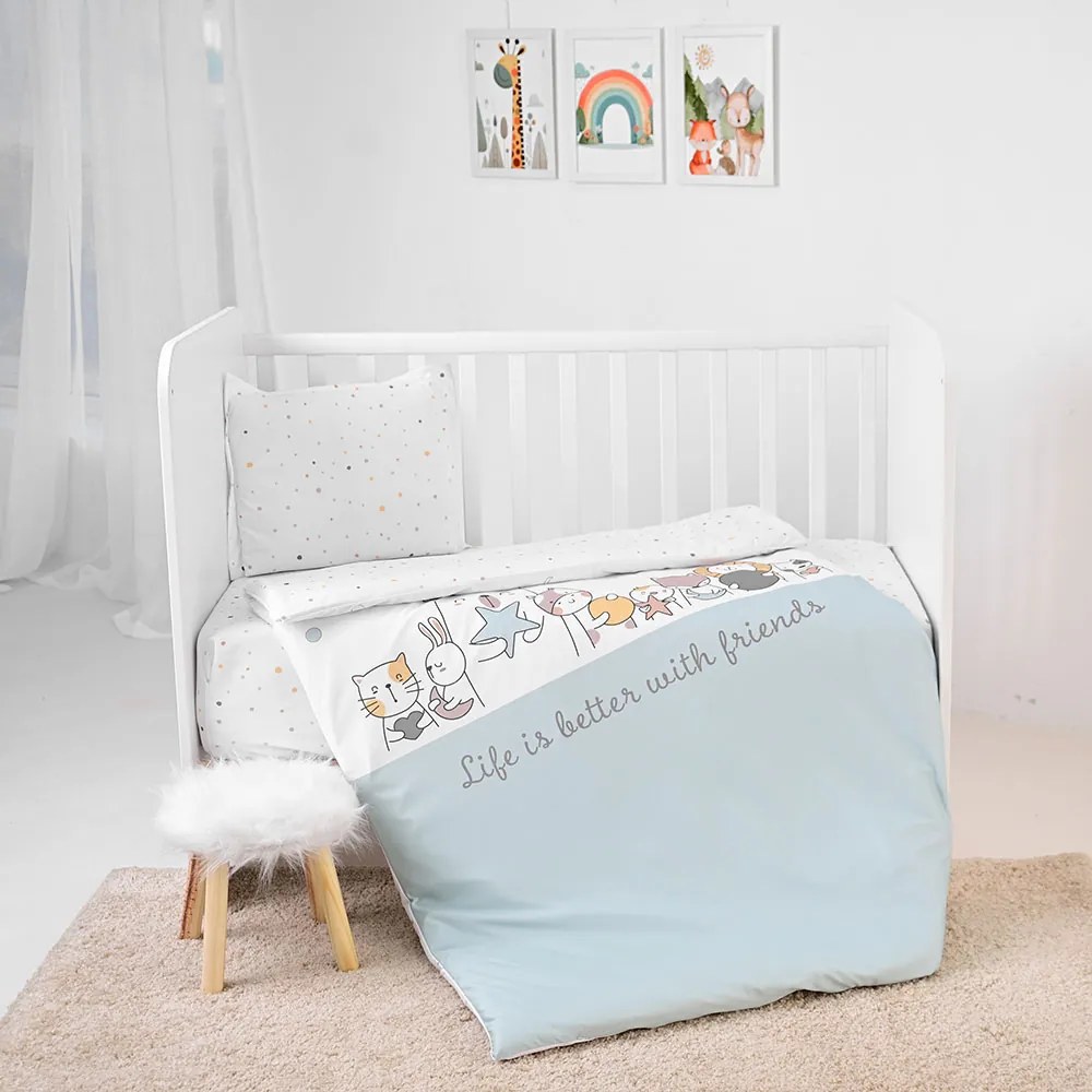 LORELLI Classic Сет от 3 части COSY HAPPY FRIENDS СИН