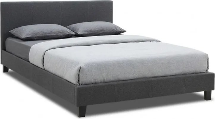 Тапицирано легло Flat TopMebel в антрацит 160x200cm