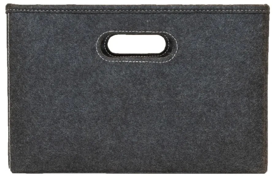 Сива модулна система за рафтове от плат 32x21 cm Z Cube - Tenzo