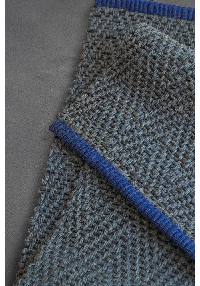 Тъмнозелена пътека от юта 80x245 cm Notes – Mette Ditmer Denmark