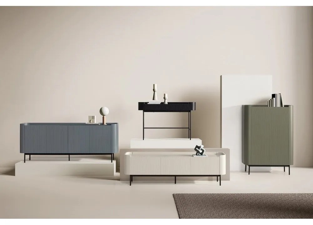 Кремаво шкафче 100x140x40 cm Willa – MOME