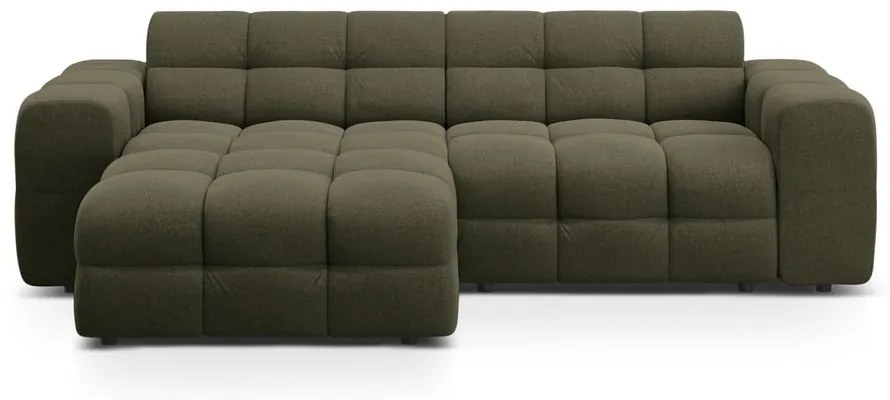Зелен ъглов диван (ляв ъгъл) Kendal – Micadoni