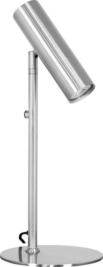 Стоманена настолна лампа в сребрист цвят (височина 47 cm) Paris – House Nordic