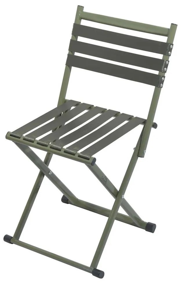 Сгъваем къмпинг стол с облегалка зелен