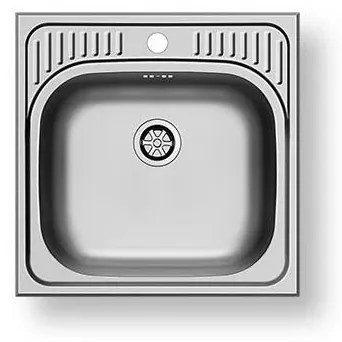 Pyramis 105061001 - Мивка ET34 48x48 см сатен