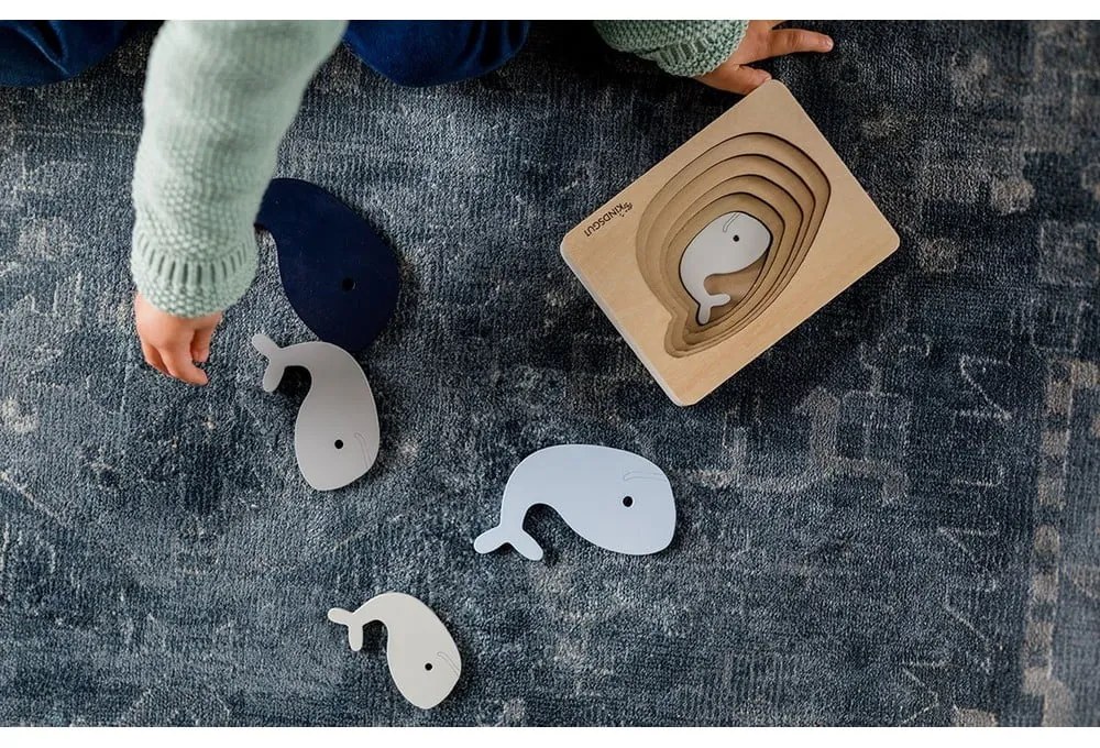 Дървен пъзел Whale – Kindsgut