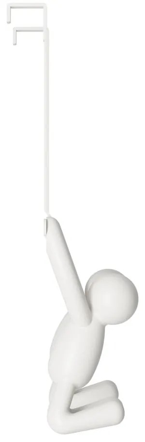 Бяла пластмасова закачалка за врата 22 см Buddy - Umbra