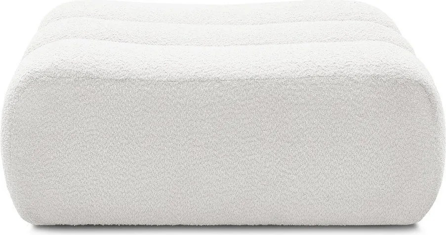 Бяла табуретка от прежда с примки от букле Azra – Bobochic Paris