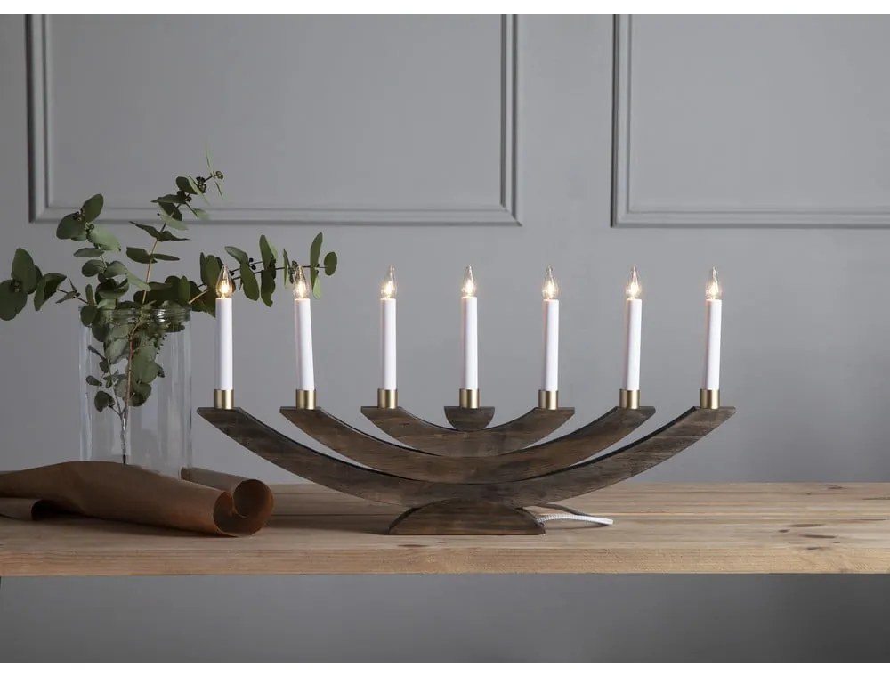 Кафява коледна светлинна украса Navida – Star Trading