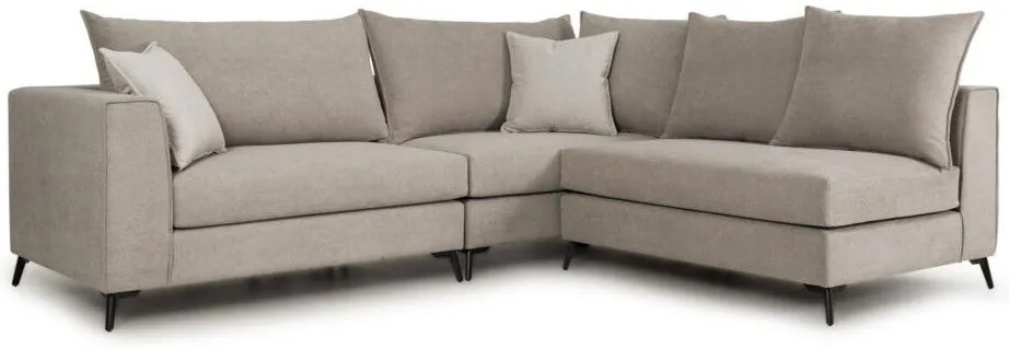 Ъглов диван Ricap-Бежово