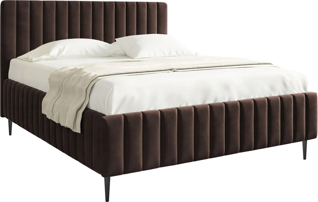 Тапицирано легло Lewezo-Кафе-180 x 200