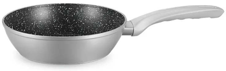 Комплект тенджери и тигани Royalty Line T010-Silver, 10 части, Мраморно покритие, Индукция, Сребрист
