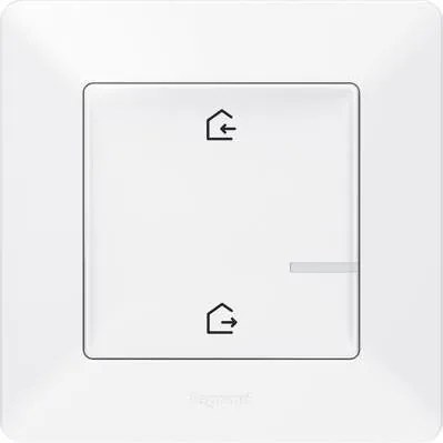 Netatmo Сценариен ключ БЕЗжичен излизам/прибирам се Smart Valena Life Бял с рамка Legrand  - 752186