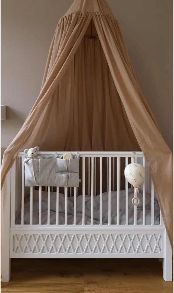 Светлосин джоб за детско легло от органичен памук 42 cm Classic Stripes Blue – Cam Cam Copenhagen