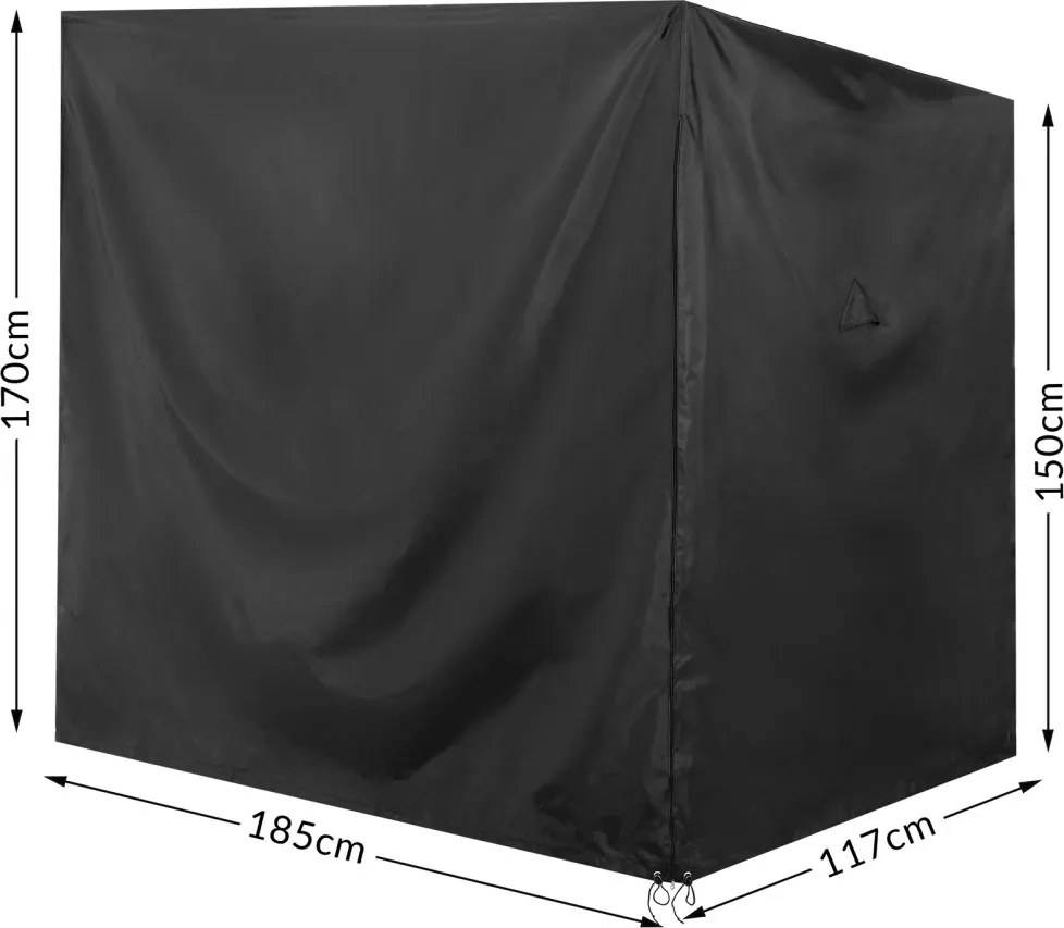 Градинска люлка CASARIA® синя, със защитен калъф KINGSLEEVE®