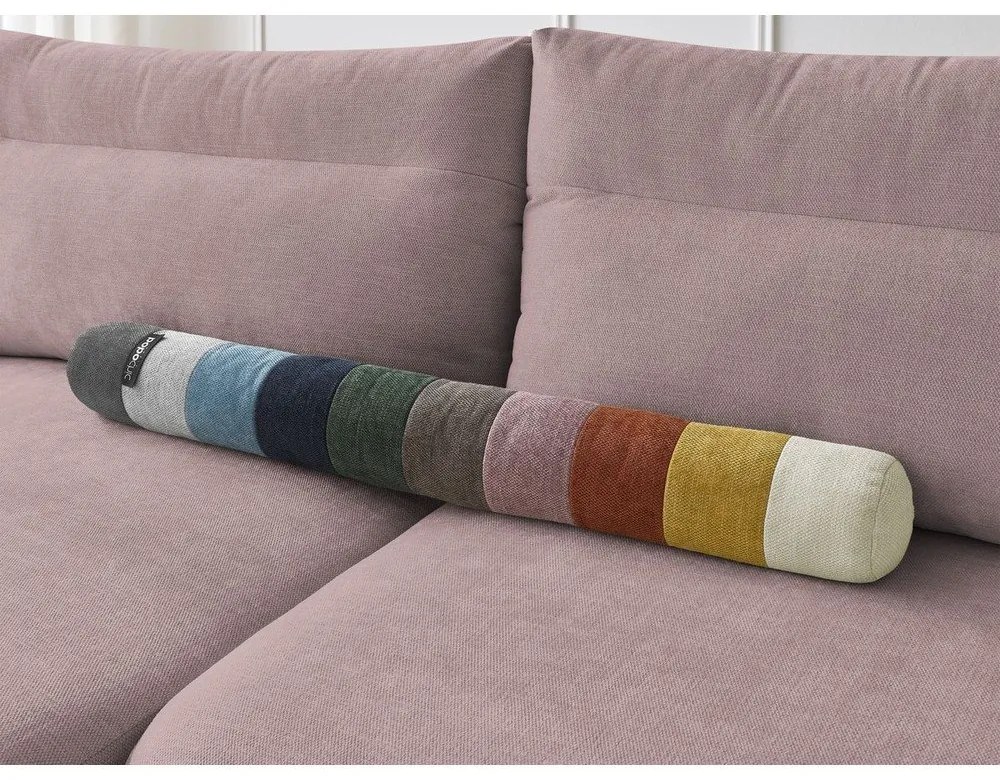 Светлорозов ъглов диван Aden – Bobochic Paris