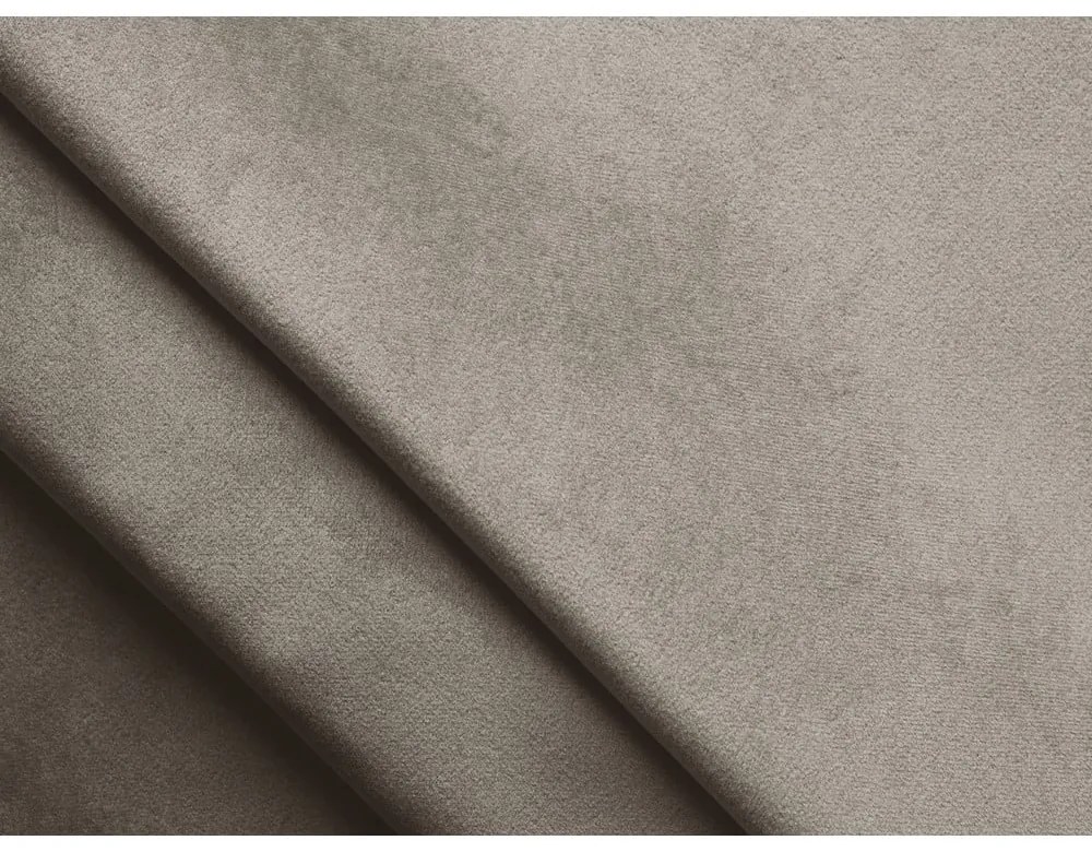 Бежов кадифен модулен ъглов диван (десен ъгъл) Lokua – Makamii