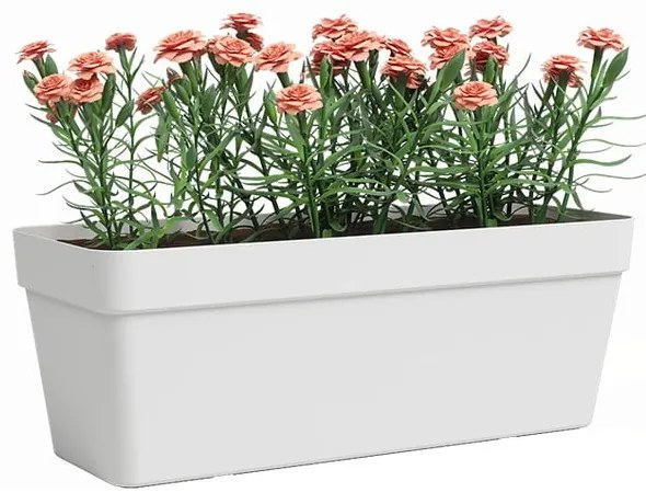 Самополиваща се саксия за цветя от рециклирана пластмаса 50 cm Capri – Artevasi