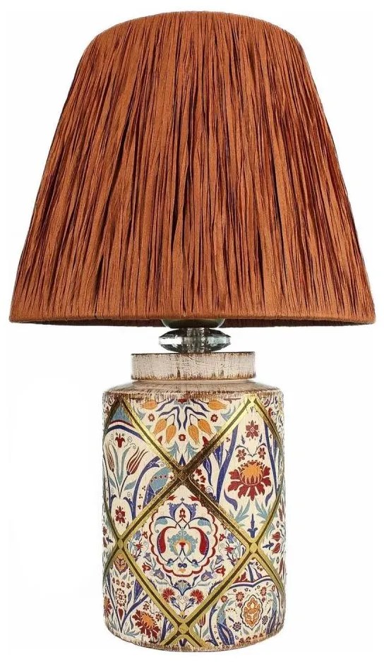 Настолна лампа RAMZES 1xE27/40W/230V рафия