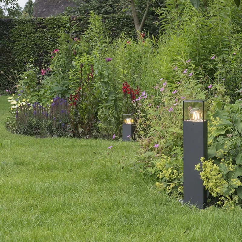 Интелигентна стоеща външна лампа антрацит 50 см с WiFi P45 - Denmark