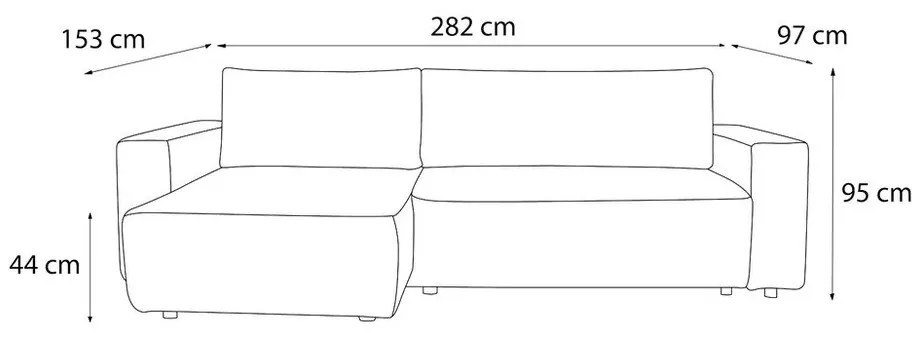 Розов променлив разтегателен диван Nihad - Bobochic Paris