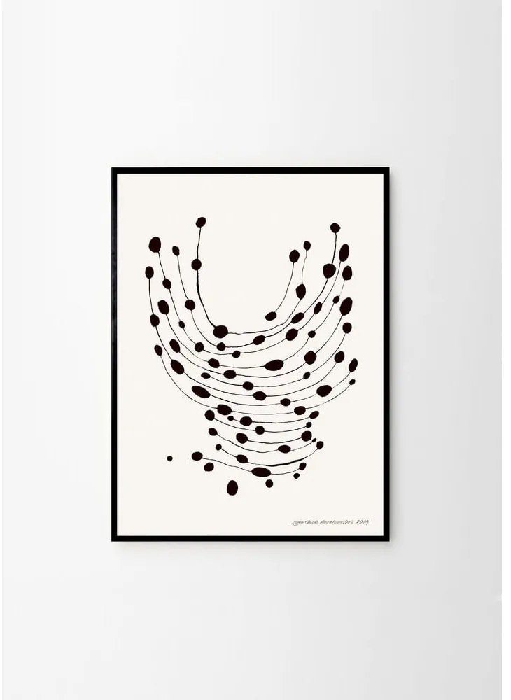 Постер 30x40 cm Dancing Dots – Leise Dich Abrahamsen – The Poster Club