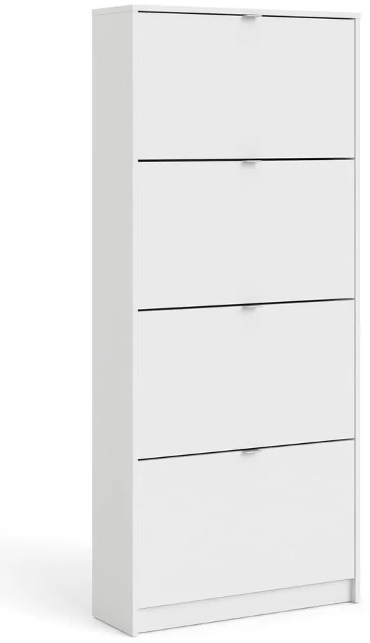 Бяла накланяща се стойка за обувки Shoes – Tvilum