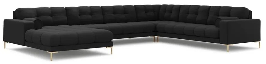Тъмносив ъглов диван (десен ъгъл) Bali – Cosmopolitan Design