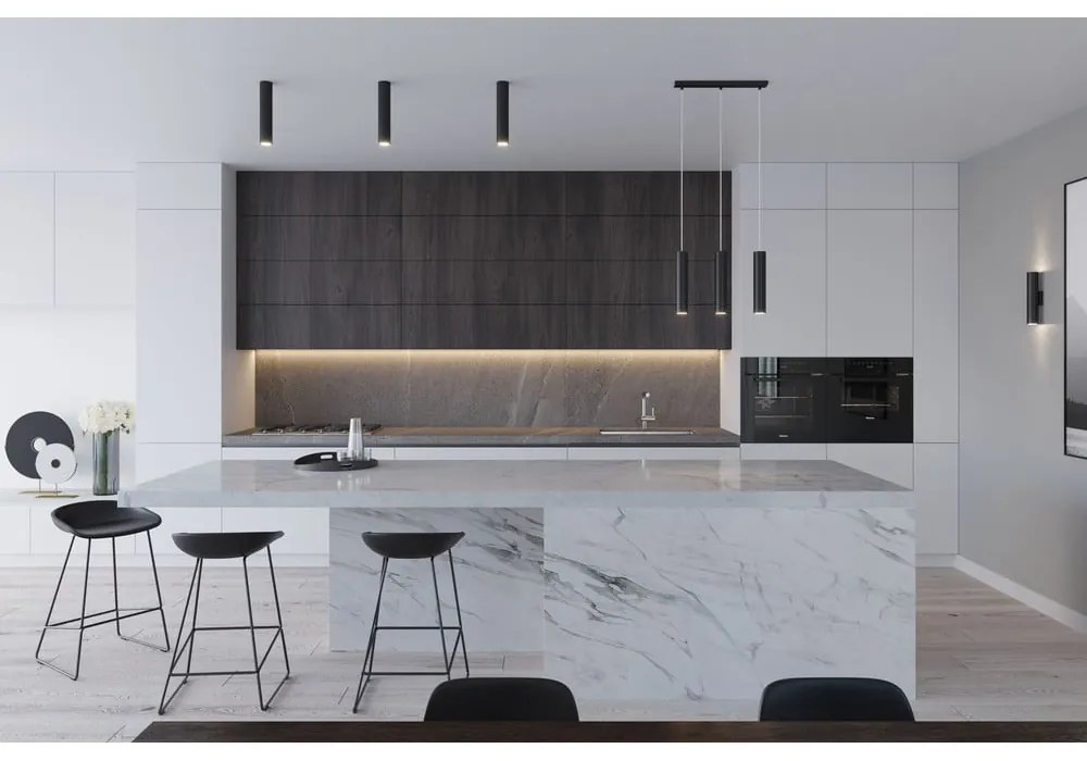 Черно таванно осветително тяло Castro - Sollux