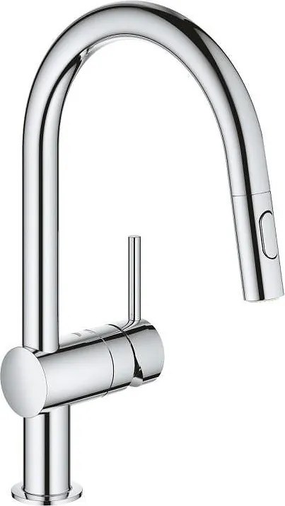 Стоящ смесител за кухня, Minta, Grohe, 32321002, с изтеглящ чучура