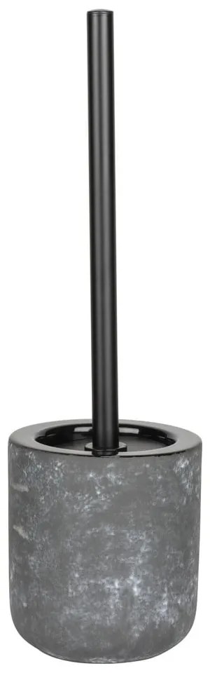 Сива керамична четка за тоалетна Sacile – Wenko