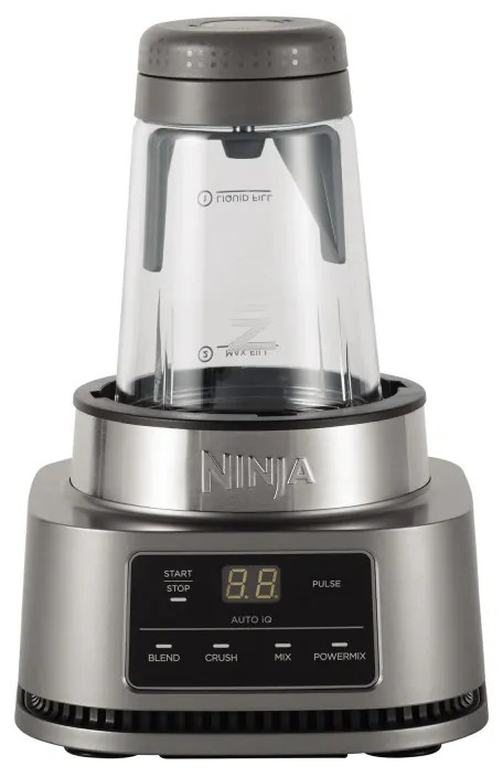Блендер 2в1 Ninja CB100EU, 1100W, 700/400мл, Smart Torque, Auto-iQ, Трошене на лед, Инокс